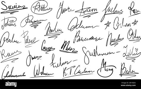 Handwritten Signature High Resolution Stock Photography and Images - Alamy