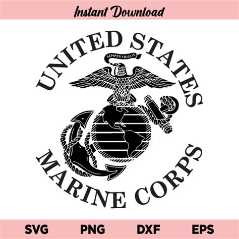 US Marine Corps Download SVG, United States Marine Corps Digital SVG ...