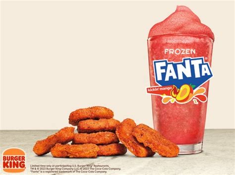 Burger King Unveils New Fiery Nuggets And New Frozen Fanta Kickin ...