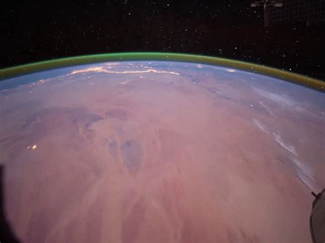 ESA - Airglow observed from the International Space Station