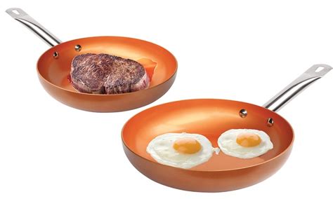 Up To 69% Off on Nonstick Copper Frying Pan | Groupon Goods