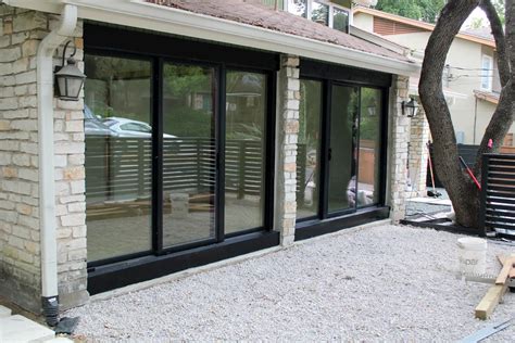 Triple Sliding Glass Doors Complete Garage Makeover | Pella of Austin ...