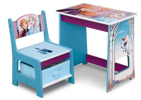 Frozen II Kids Wood Desk and Chair Set - Delta Children