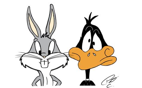 Bugs Bunny and Daffy Duck (Cartoon Buddies) by 4and4 on DeviantArt