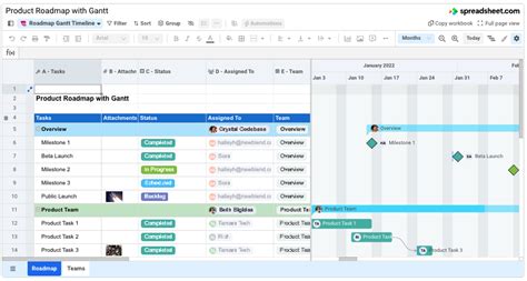 How to Create a Product Roadmap in Excel (with Templates)