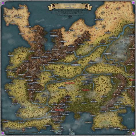 Solamnia Map - Dragonlance Nexus