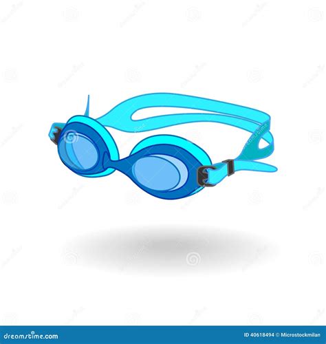 Swim Goggles Clipart Black And White Sun