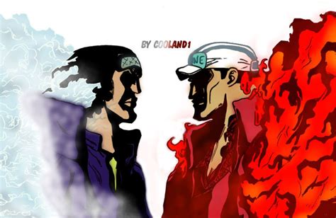 Aokiji vs Akainu by CoolAnd1 on DeviantArt