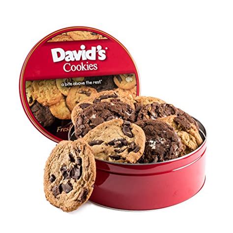 David's Cookies — Assorted Fresh-Baked Decadent Cookie Gift Tin — No ...