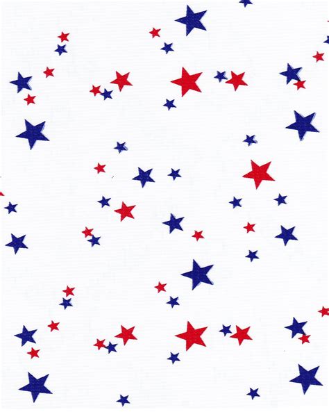 Printable Red White And Blue Stars