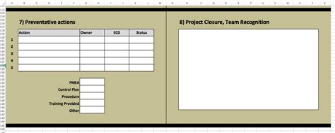 How to create an 8D report Template in Microsoft Excel ...