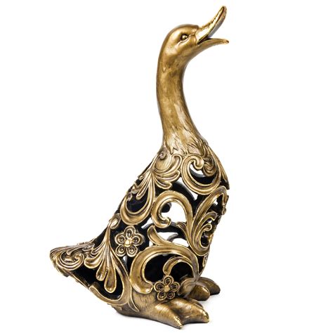 Carved Duck Interior Sculpture | Product sku S-189414