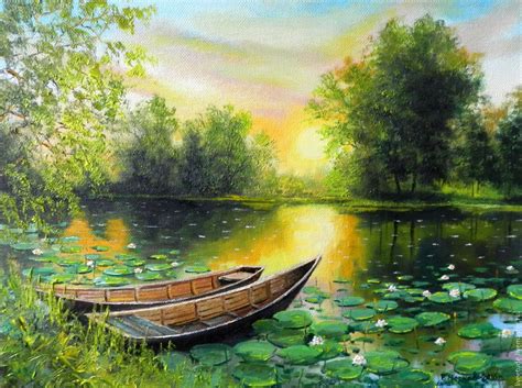 Summer Oil Painting at PaintingValley.com | Explore collection of ...