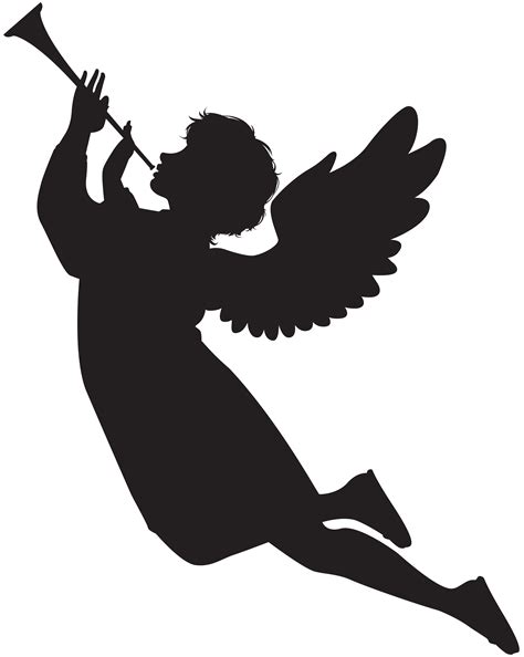 silhouette of angel clipart 20 free Cliparts | Download images on ...