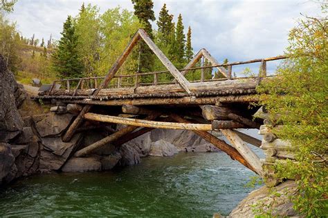 A Historic Log Bridge, Frontier Bridge Photograph by Design Pics ...