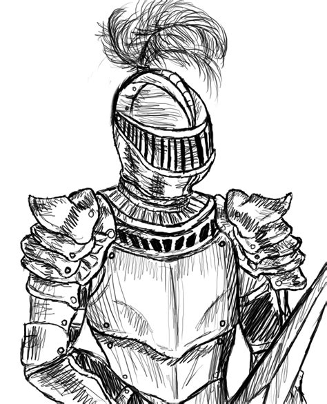 Day #49 Knightly Knight Drawing/Sketch - I 365 Art | Knight drawing ...