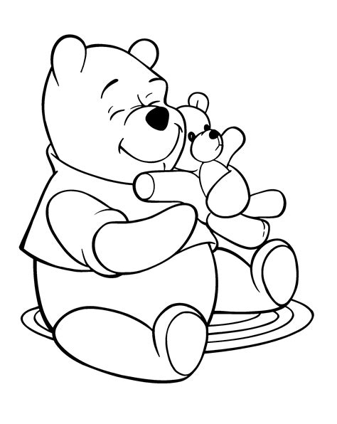 Brown Teddy Bear Coloring Pages - Coloring Pages For All Ages ...