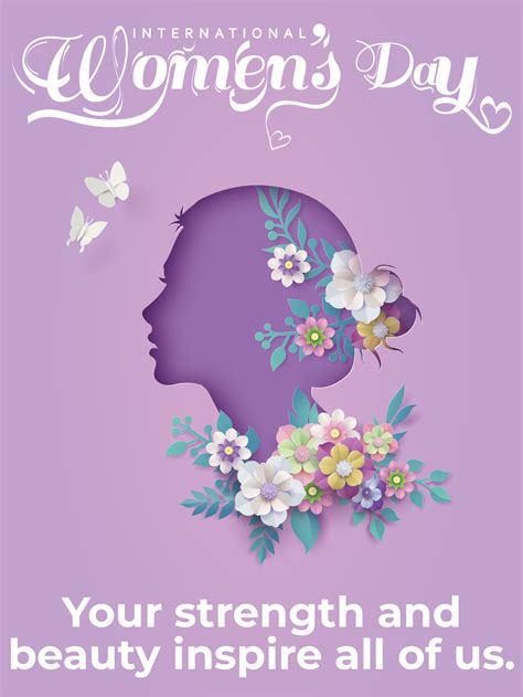 Strength & Beauty –International Women’s Day Cards | Birthday ...