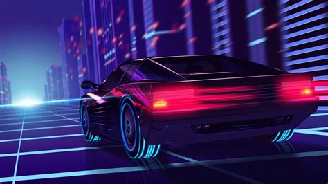 1400x900 Cyber Car Neon City Wallpaper,1400x900 Resolution HD 4k ...