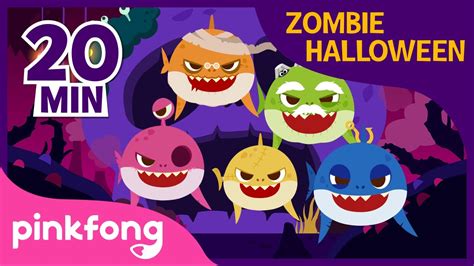 Halloween Zombie Sharks and more | +Compilation | Halloween Baby Shark ...