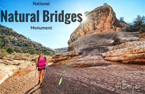 Natural Bridges National Monument - Girl on a Hike