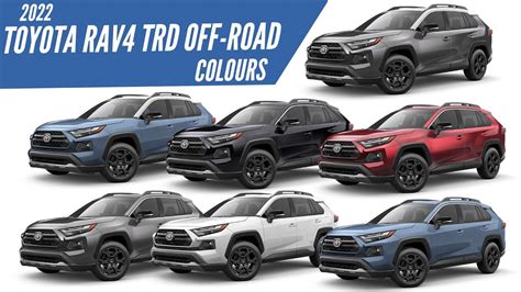 Toyota Rav4 2022 Colors