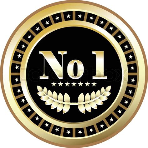 Number One Gold Award | Stock Vector | Colourbox