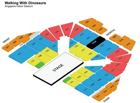 Singapore National Stadium Seating Plan