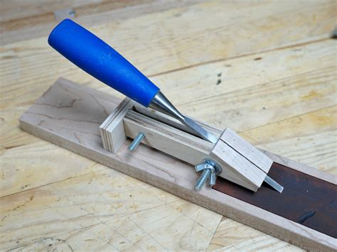 How To Make A Chisel Sharpening Jig - IBUILDIT.CA