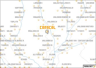 Caracal (Romania) map - nona.net