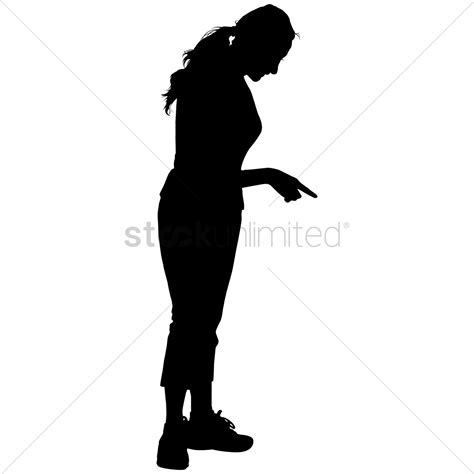 Pointing Silhouette at GetDrawings | Free download