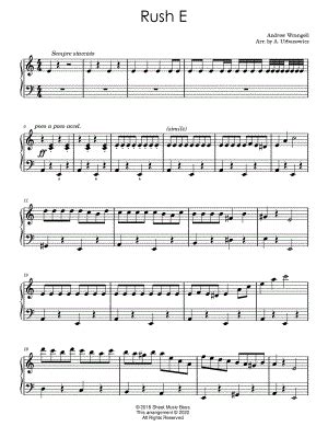 "Rush E" Sheet Music - 32 Arrangements Available Instantly - Musicnotes