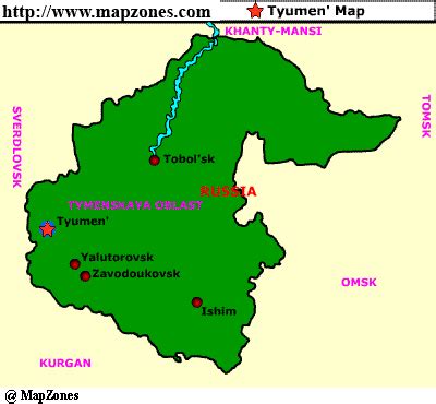 Tyumen Map and Tyumen Satellite Image