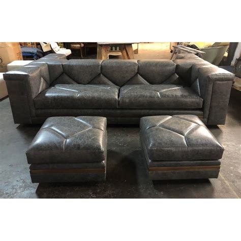 Custom Leather Sofas , Chairs and Ottomans – Mortise & Tenon