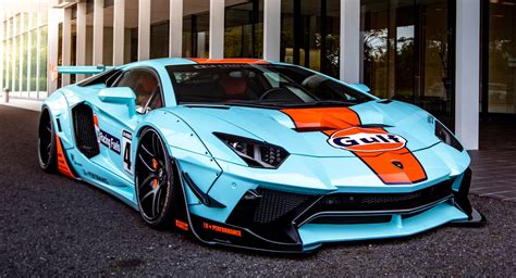 Lamborghini Aventador Looks Surprisingly Right In Gulf Livery ...