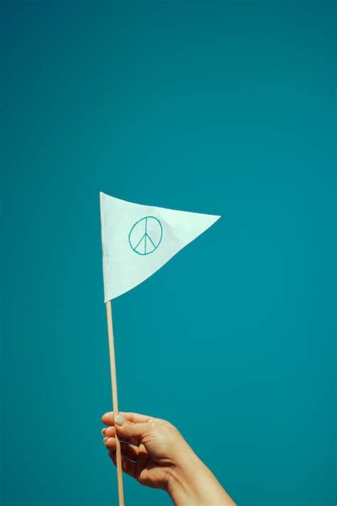 Paper Flag with Peace Sign · Free Stock Photo