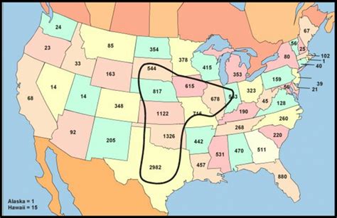 Tornado Alley States Map - Printable Map