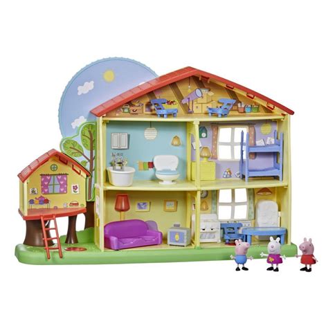 Peppa Pig Peppa’s Adventures Peppa's Playtime to Bedtime House ...