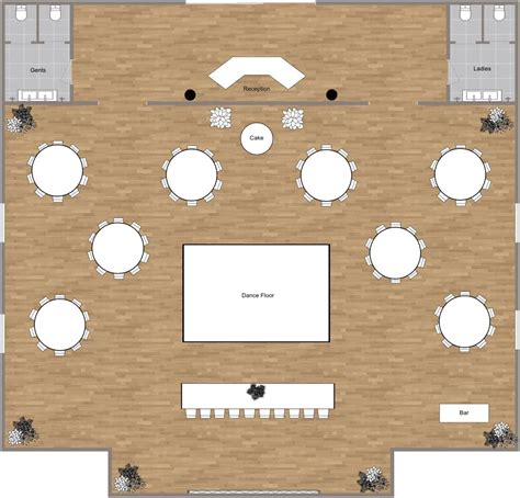 Rectangle Table Layout For Wedding Reception | Brokeasshome.com