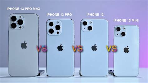 iPhone 13 Pro Max vs iPhone 13 Pro vs iPhone 13 vs iPhone 13 Mini TODAS ...