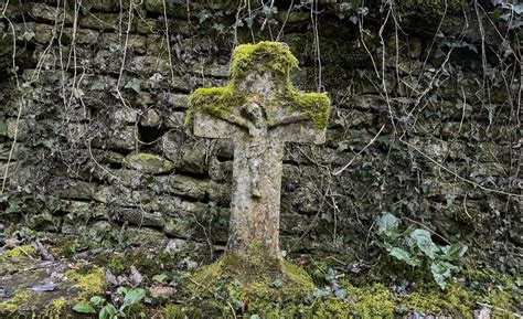 cemetery, 1080P, moss, Jesus Christ, cross HD Wallpaper