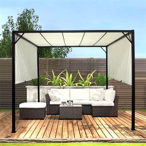 Metal Pergola with Canopy