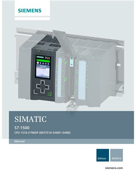 SIEMENS SIMATIC S7-1500 MANUAL Pdf Download | ManualsLib