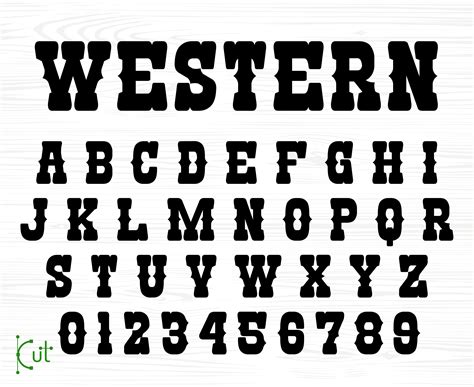 Western Font Wild West Font Old West Font Western Font Styles Cowboy ...