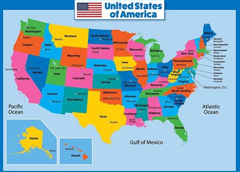 Drab World Map Of Usa Free Vector - Www