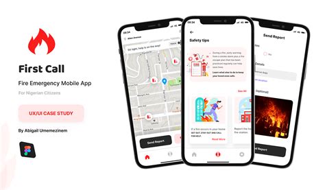 FIRST CALL FIRE EMERGENCY APP on Behance