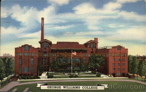 George Williams College Chicago, IL Postcard