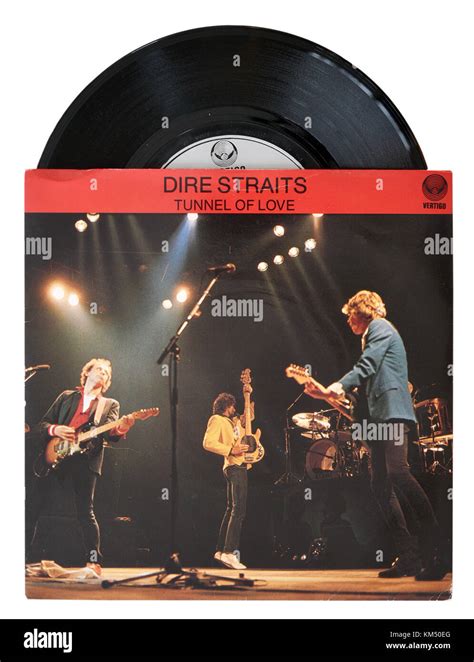 Dire Straits Tunnel of Love seven inch single Stock Photo - Alamy