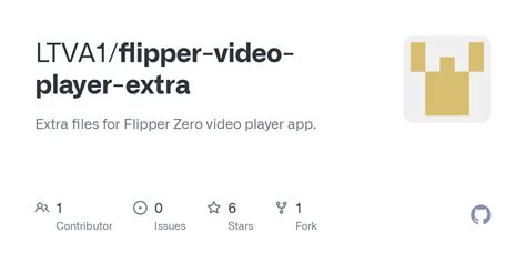 GitHub - LTVA1/flipper-video-player-extra: Extra files for Flipper Zero ...