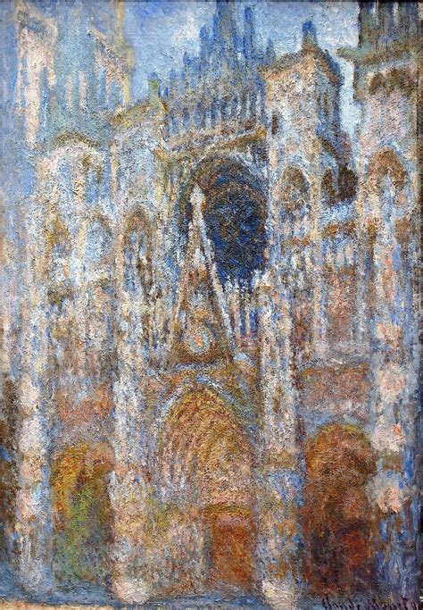 Rouen Cathedral, Magic in Blue - Claude Monet - WikiArt.org | Drawing ...